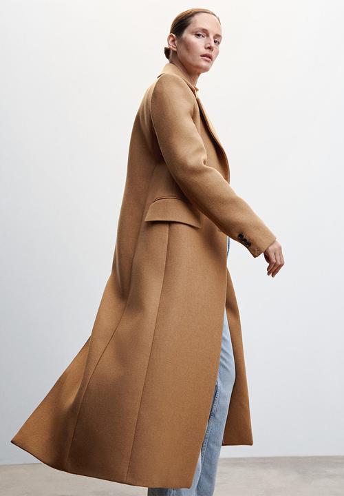 MANGO - Coat linda - medium brown