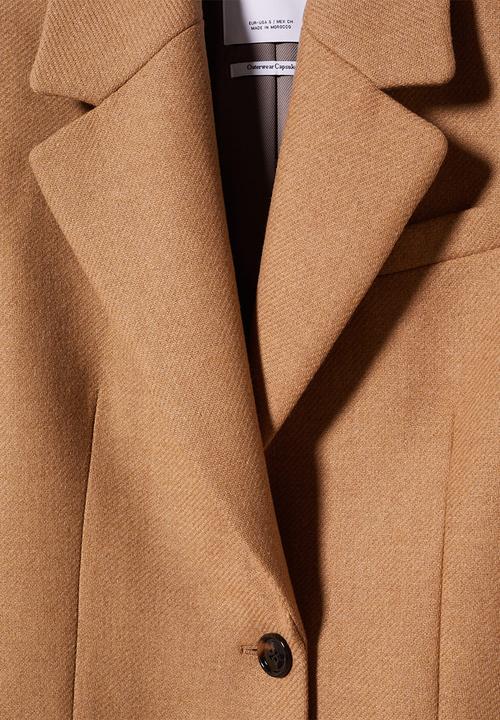 MANGO - Coat linda - medium brown