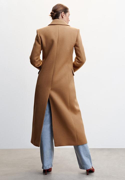 MANGO - Coat linda - medium brown