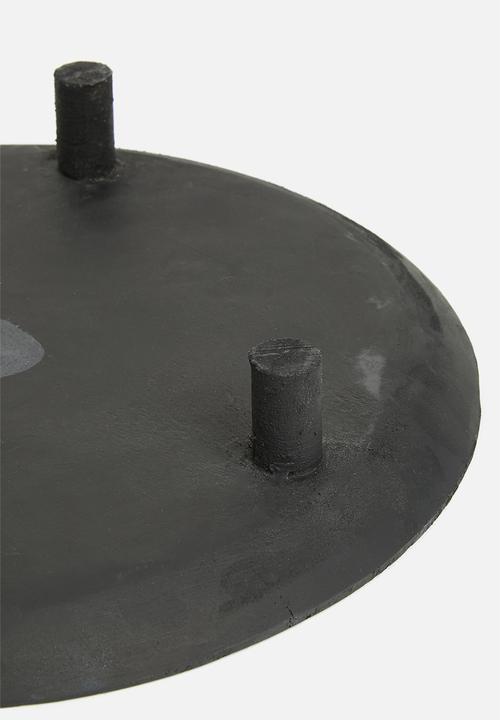 H&S - Round tray 30cm - black