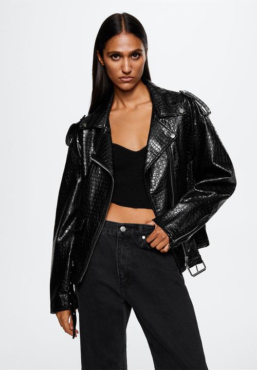 MANGO - Jacket coldplay - black