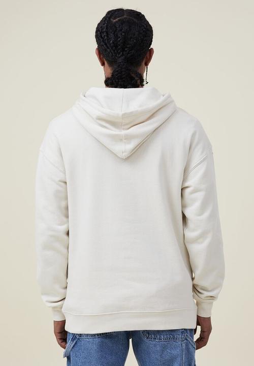 Cotton On - Smiley fleece pullover - lcn smi ecru/smiley 