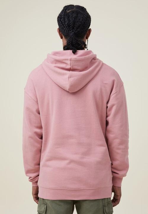 Cotton On - Smiley fleece pullover - lcn smi faded rose/smiley 