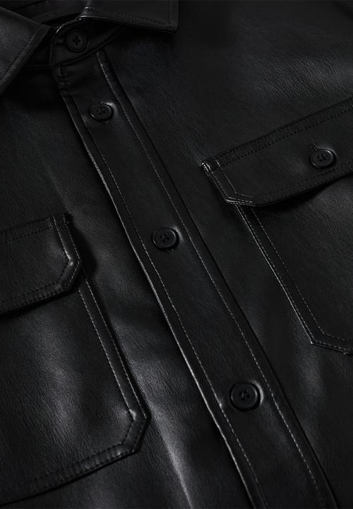 MANGO - Jacket lepi - black