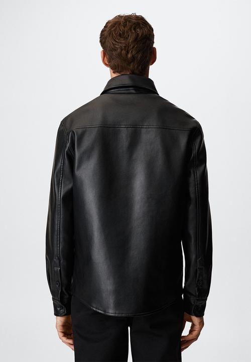 MANGO - Jacket lepi - black