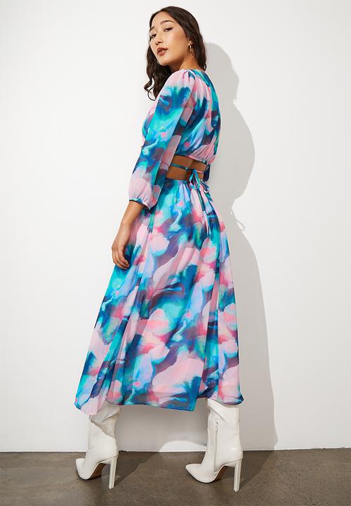 Superbalist - Cutout chiffon maxi - soft focus