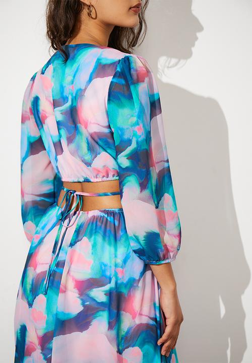Superbalist - Cutout chiffon maxi - soft focus
