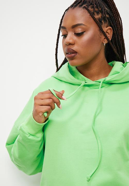 Blake - Slouch hoodie - lime