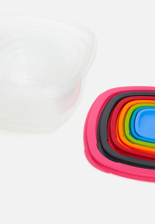 Excellent Houseware - Luncbox set of 7- Multi