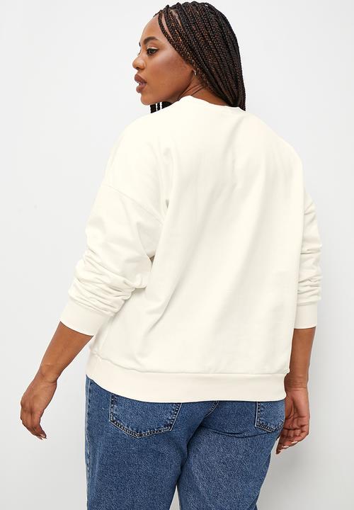 Superbalist - Graphic crew - ecru