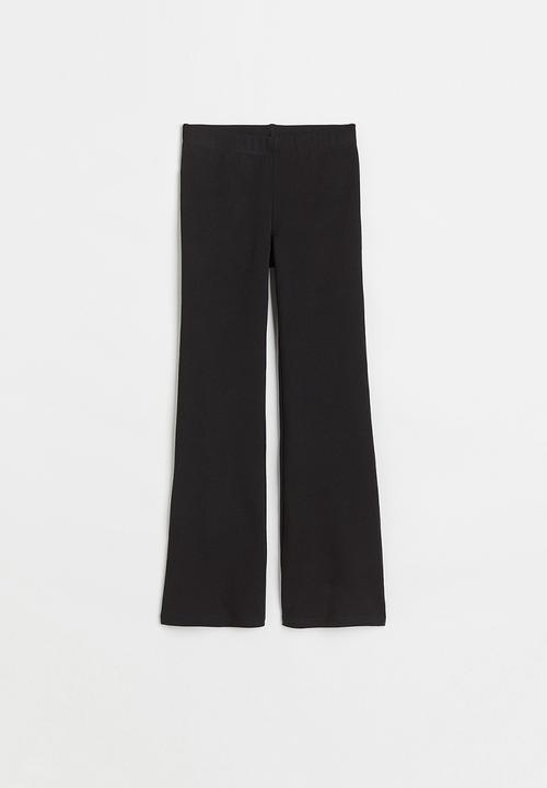 H&M - Flared leggings - black