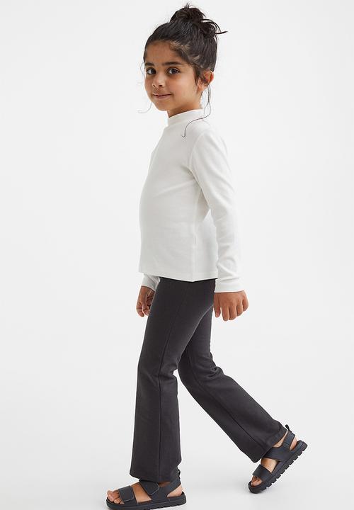 H&M - Flared leggings - dark grey