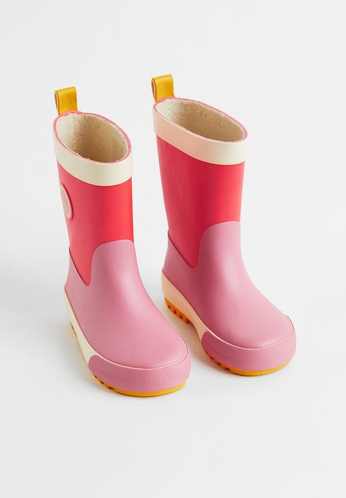 H&M - Wellingtons - pink/block-coloured