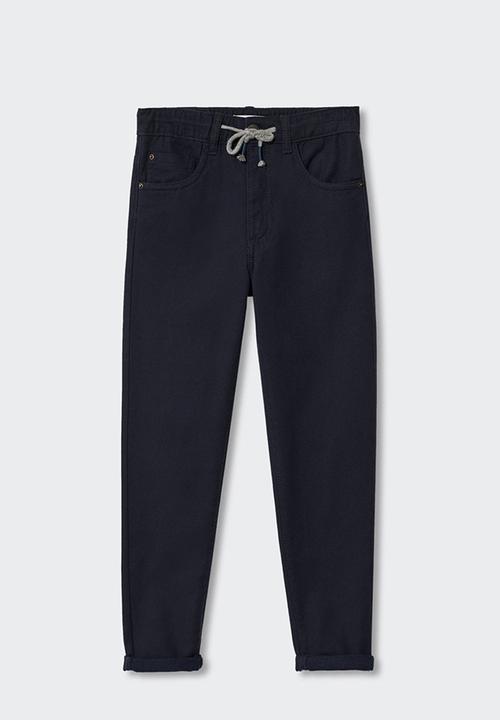 MANGO - Trousers lugano - navy