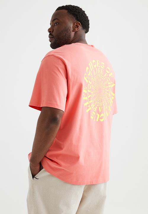 H&M - Relaxed fit cotton T-shirt - pink/echoes