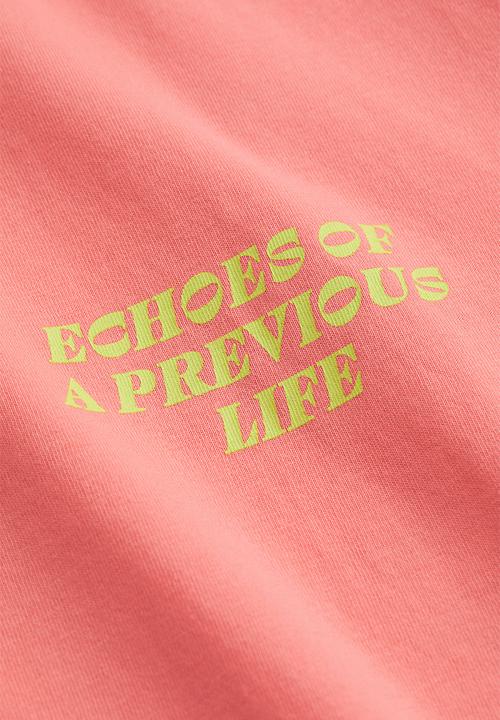 H&M - Relaxed fit cotton T-shirt - pink/echoes
