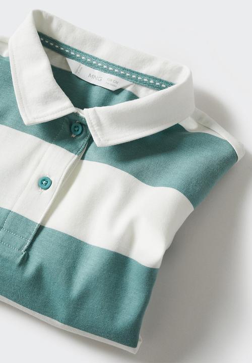 MANGO - Polo shirt  pililong - green