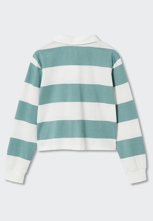 MANGO - Polo shirt  pililong - green