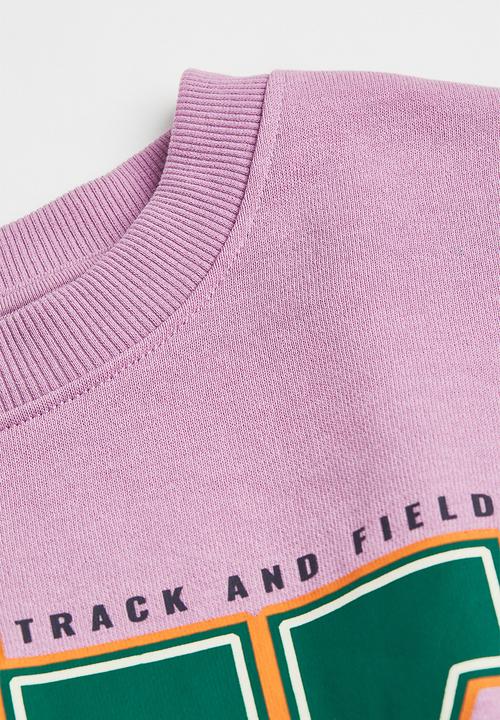 H&M - Oversized sweatshirt - light purple/nyc