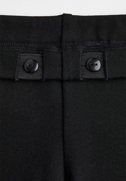 H&M - Brushed-inside leggings - black
