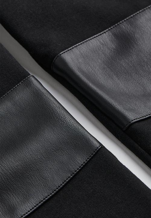 H&M - Brushed-inside leggings - black