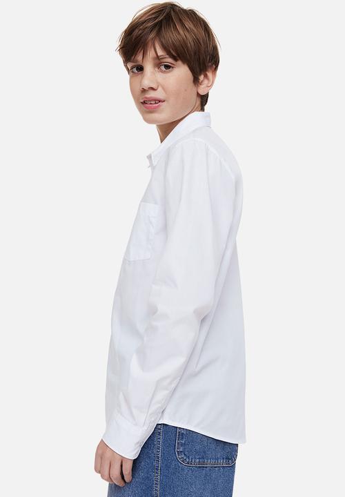 H&M - Easy-iron shirt - white