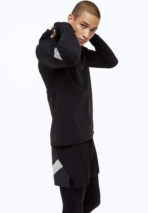 H&M - Running hoodie - black
