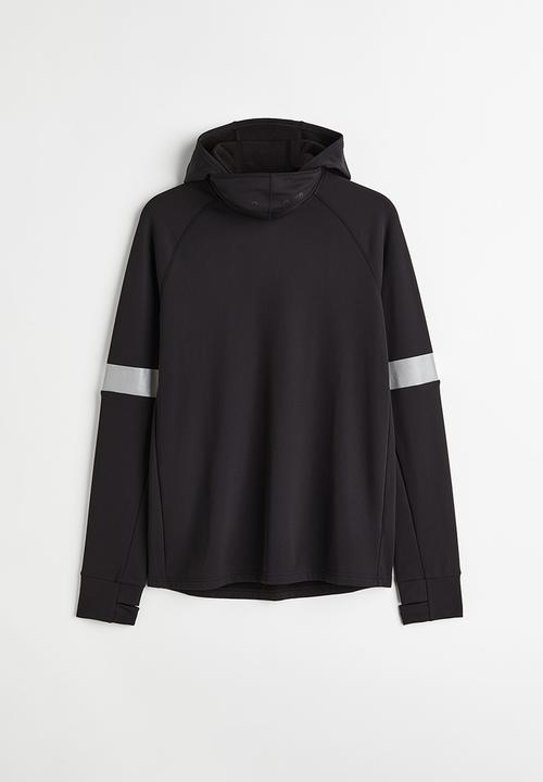 H&M - Running hoodie - black