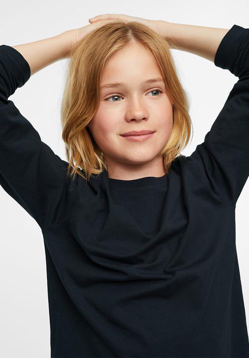 MANGO - T-shirt basicat - navy