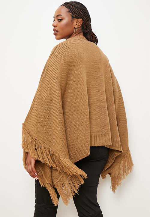 edit Plus - Poncho - camel