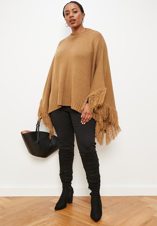 edit Plus - Poncho - camel