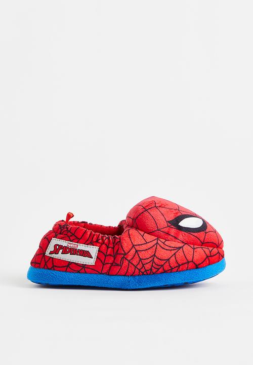 H&M - Soft slippers - red/spider-man