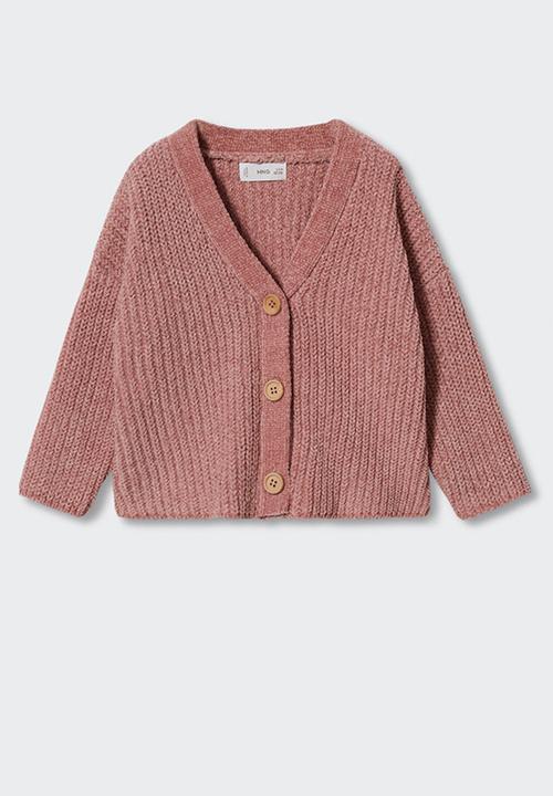 MANGO - Cardigan  souffleb - light pink
