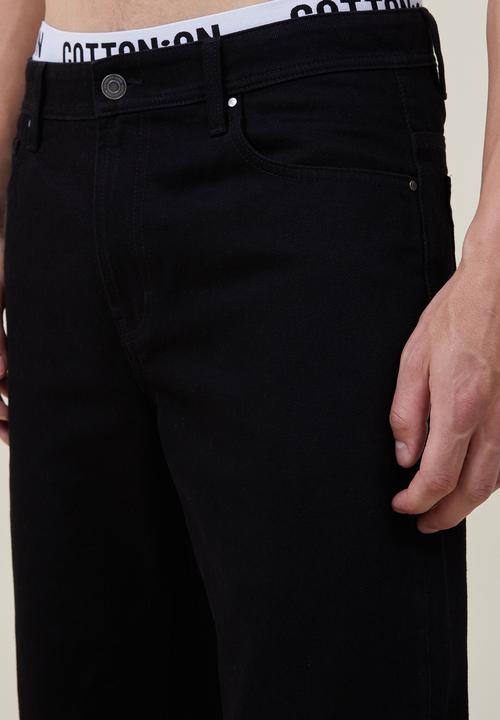 Cotton On - Baggy jean - true black
