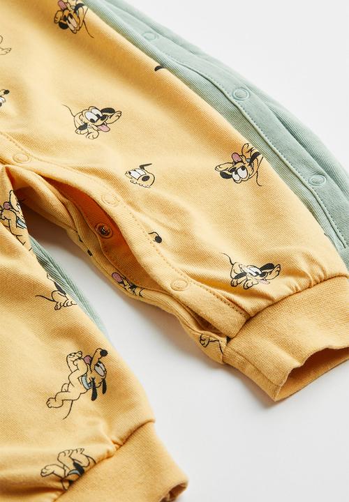 H&M - 2-pack printed pyjamas - light green/mickey mouse