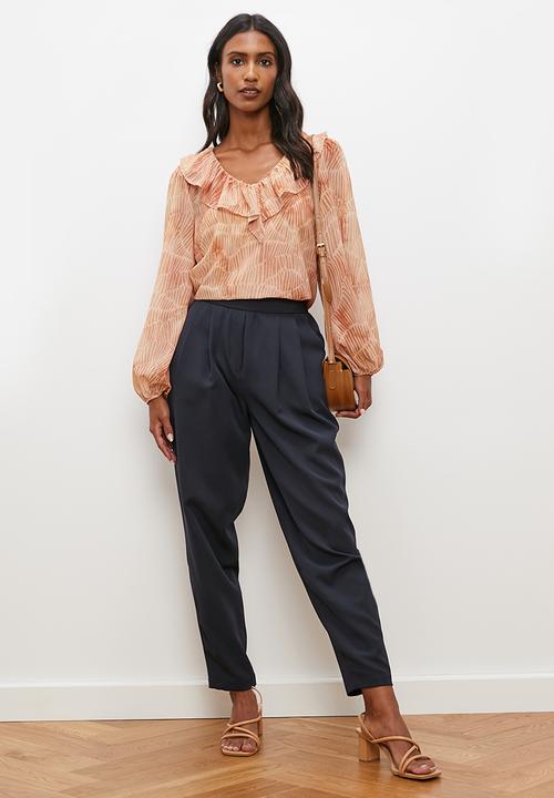 edit - Classic tapered trouser - ink