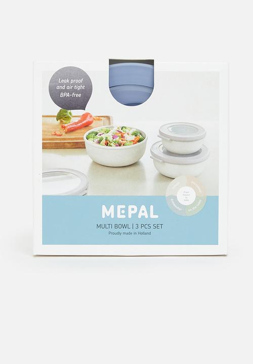 Mepal - Cirqula 3 Piece Set (350ml+750ml+1.25L) - Nordic Blue