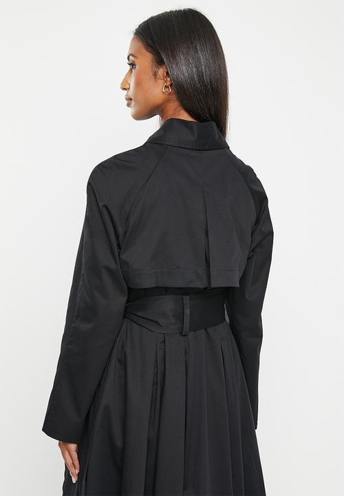 AMANDA LAIRD CHERRY - Savoy coat - black