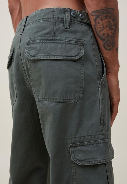 Cotton On - Tactical cargo pant - vintage army green