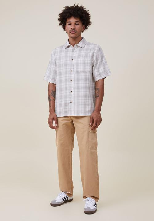 Cotton On - Tactical cargo pant - vintage mustard twill