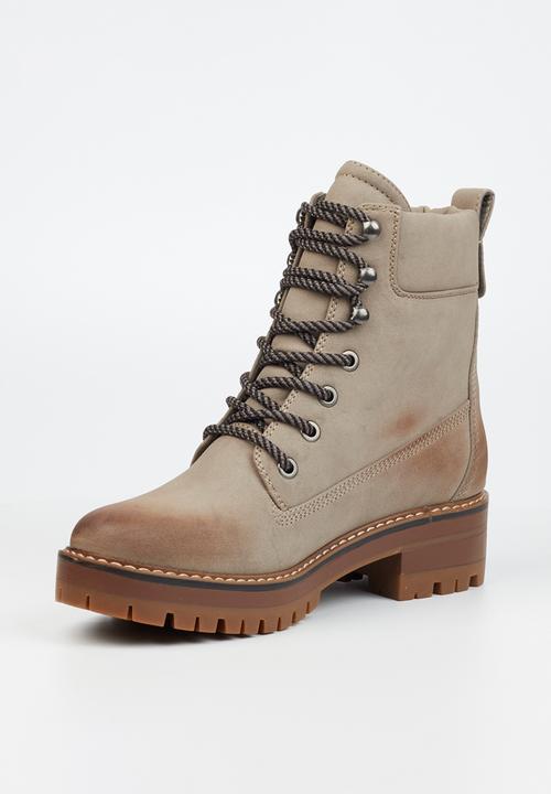 Miss Black - Fox1 lace-up ankle boot - grey