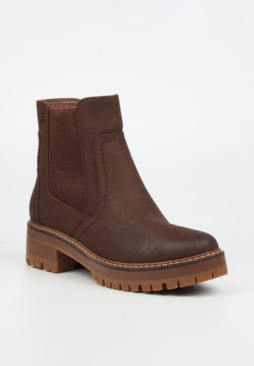Miss Black - Fox3 chelsea boot - chocolate