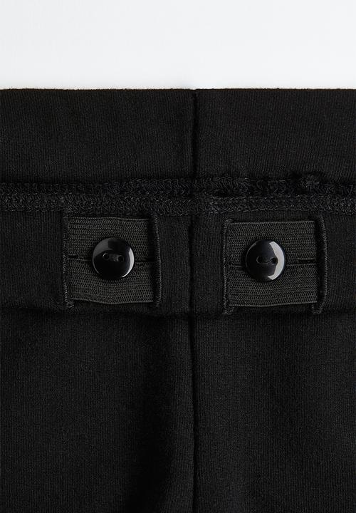 H&M - Brushed-inside leggings - black