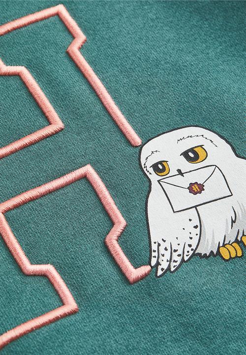 H&M - Printed hoodie - turquoise/harry potter