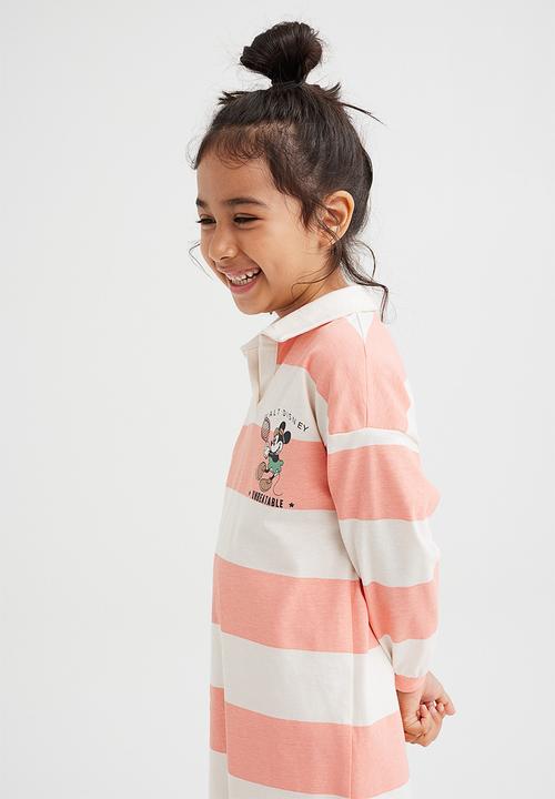 H&M - 2 Piece printed set - light apricot/minnie mouse