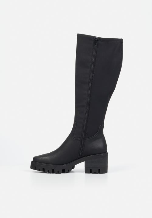Miss Black - Vixen 2 knee length boot - black