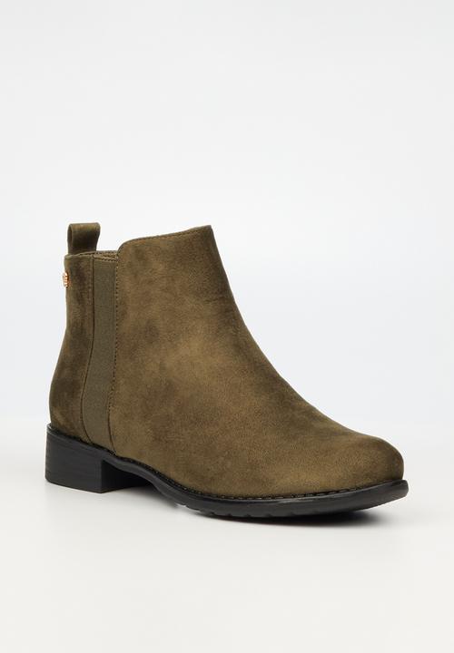 Butterfly Feet - Huda 7 ankle boot - olive