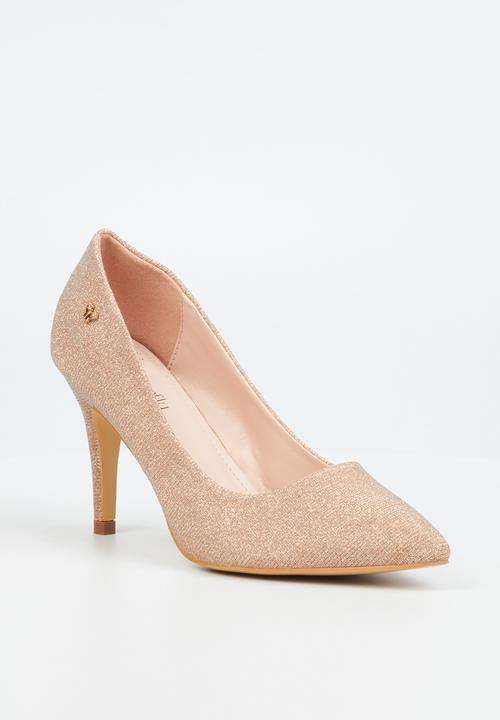 Butterfly Feet - Lexi 4 court heel - rose gold