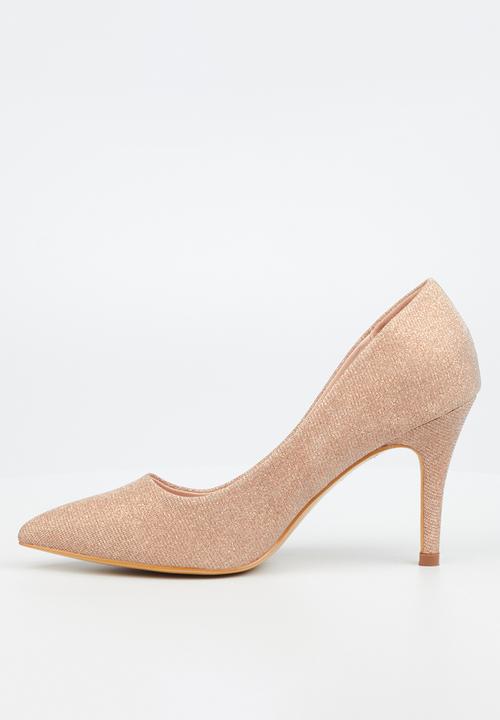 Butterfly Feet - Lexi 4 court heel - rose gold