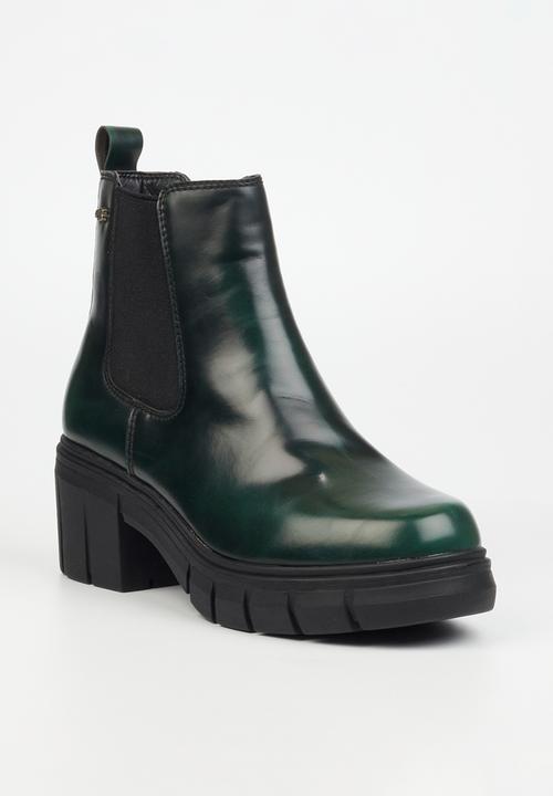 Miss Black - Calypso 1 chelsea boot - green